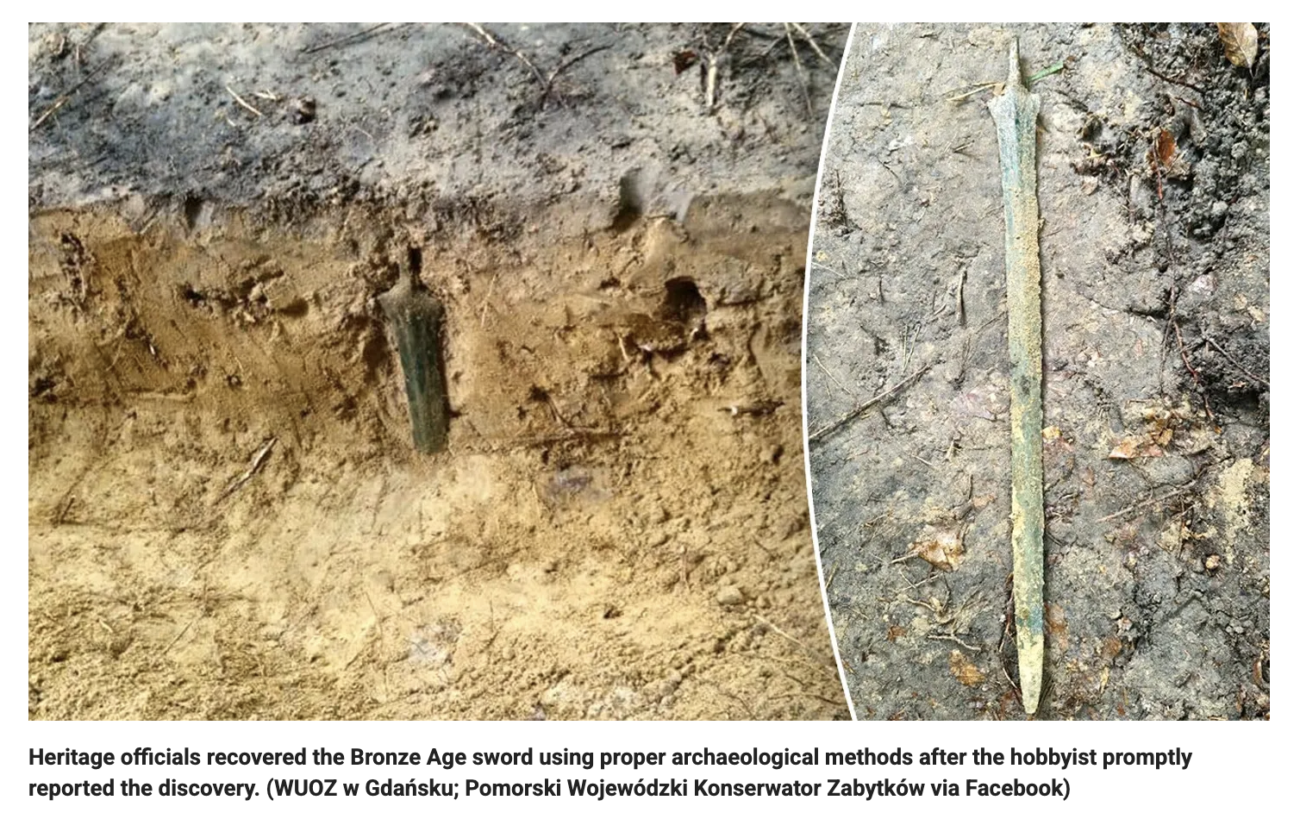 FoxNews: Mystery deepens after 2,700-year-old bronze sword emerges standing upright FoxNews: Mystery deepens after 2,700-year-old bronze sword emerges standing upright