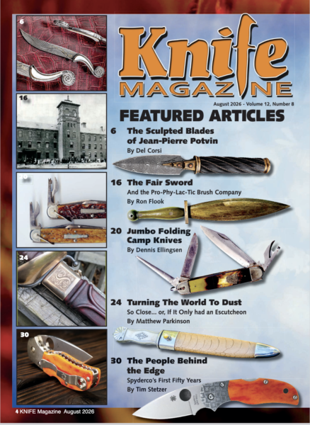 Sneak Peek: KNIFE Magazine August 2026 issue Sneak Peek: KNIFE Magazine August 2026 issue