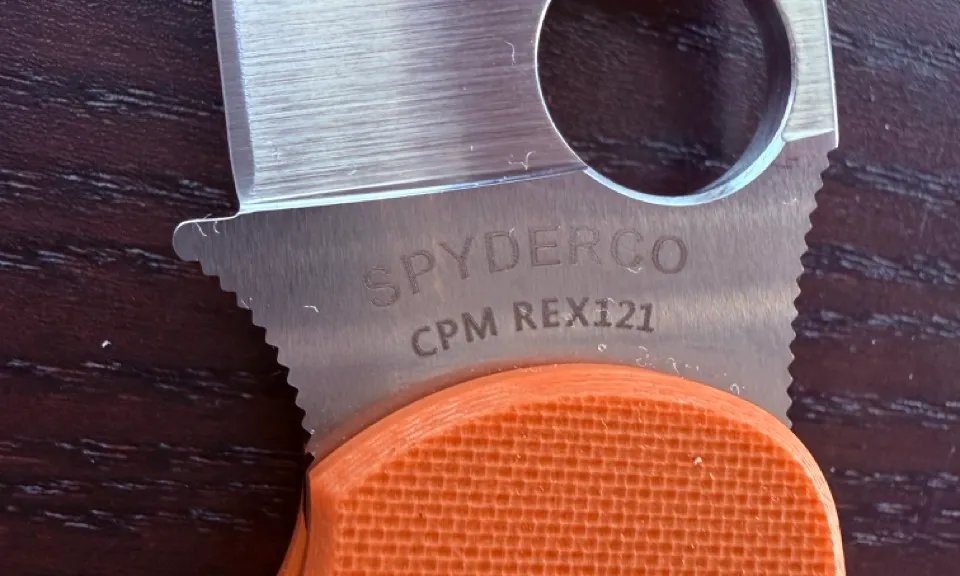 NemoKnivesReview: Spyderco Sage 6 REX 121 –C123GPBOR – My First Impression of Agent Orange NemoKnivesReview: Spyderco Sage 6 REX 121 –C123GPBOR – My First Impression of Agent Orange