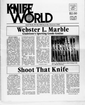 Knife World April 1996 Issue (Hard Copy)