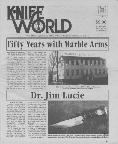 Knife World August 1997 Issue (Hard Copy)