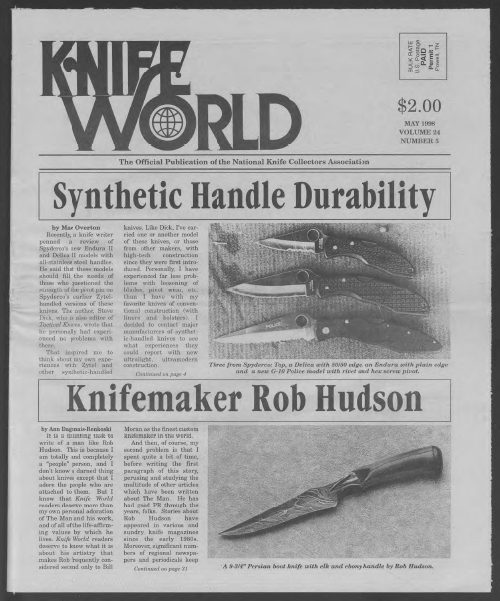 Knife World May 1998 Issue (Hard Copy)