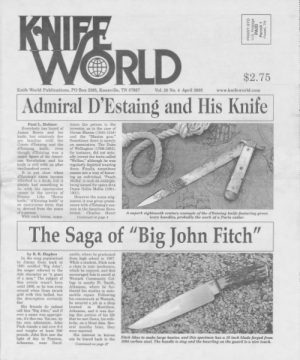 Knife World April 2002 Issue (Hard Copy)