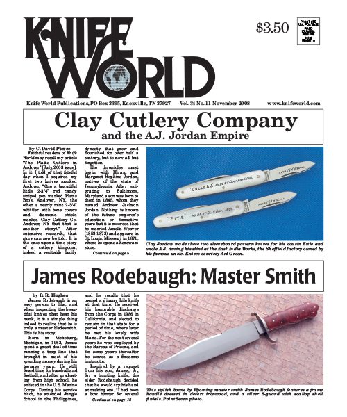 Knife World November 2008 Issue (Hard Copy)