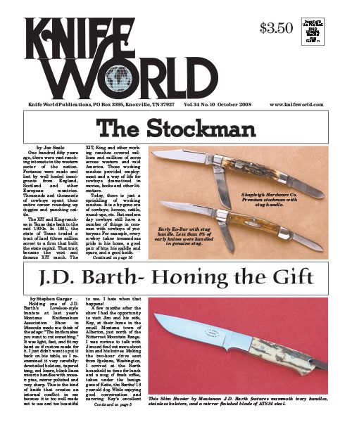 Knife World October 2008 Issue (Hard Copy)