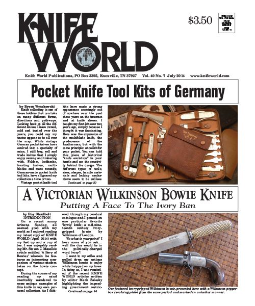 Knife World July 2014 Issue (Hard Copy)