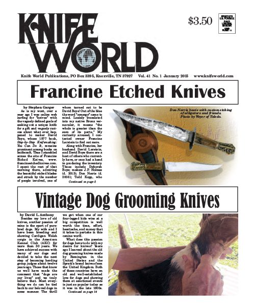 Knife World January 2015 Issue (Hard Copy)