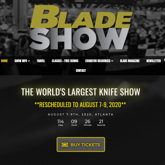 Blade Show 2020 Reschedules