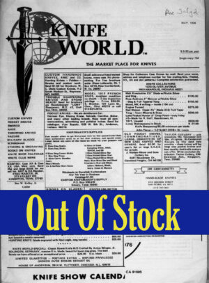 Knife World May 1976 Issue (Hard Copy)