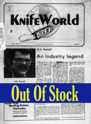 Knife World August 1978 Issue (Hard Copy)