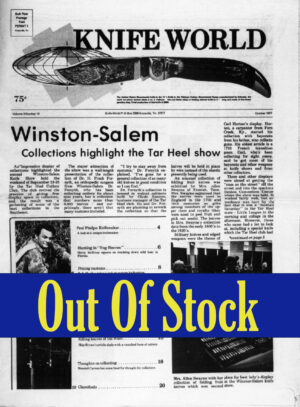 Knife World October 1977 Issue (Hard Copy)
