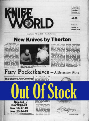 Knife World October 1979 Issue (Hard Copy)