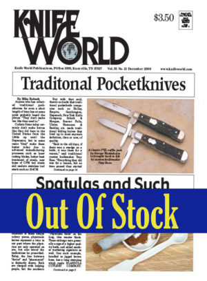 Knife World December 2009 Issue (Hard Copy)