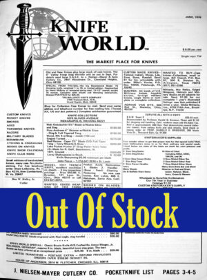 Knife World June 1976 Issue (Hard Copy)