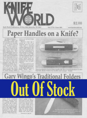 Knife World June 2001 Issue (Hard Copy)