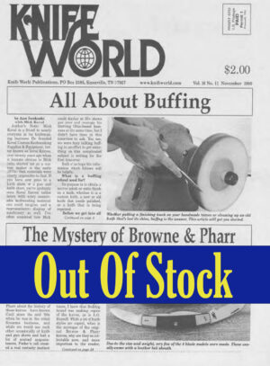 Knife World November 2000 Issue (Hard Copy)