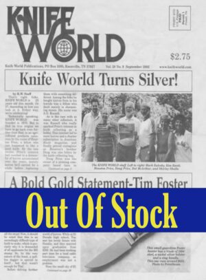 Knife World September 2002 Issue (Hard Copy)